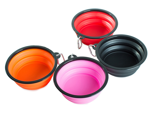 Coupe pliante en silicone pour chiens en voyage 800ml