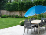 Velks xxl balkons plair parasols ar uv filtru 170 cm salokāmais