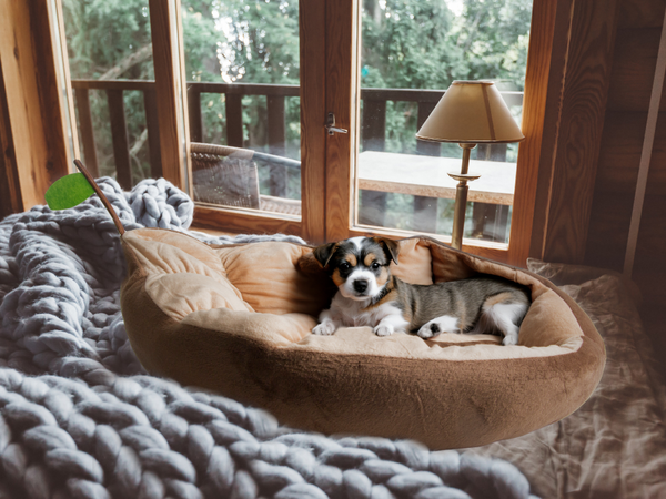 Plush bed cushion dog playpen cat soft couch bedding