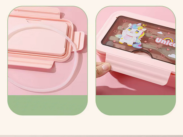 Lunchbox homemade breakfast container for school dividers cutlery