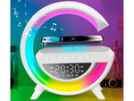 Led svetlo rgb herná nabíjačka indukčný reproduktor budík rádio hodiny