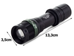 Bailong linterna táctica zoom cree diodo xml-t6
