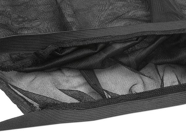 Moustiquaire de vitre arrière pour voiture noir 2pcs