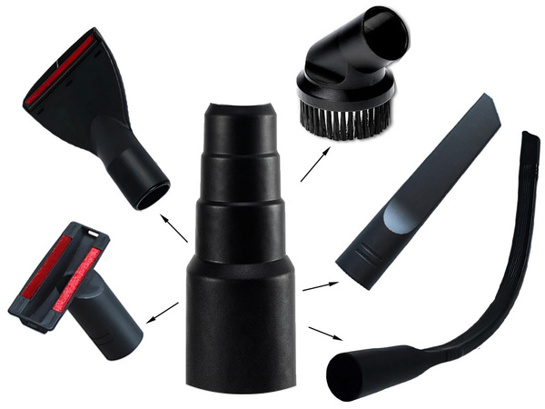 Set of universal nozzle attachments for hoover 6 brush adapter