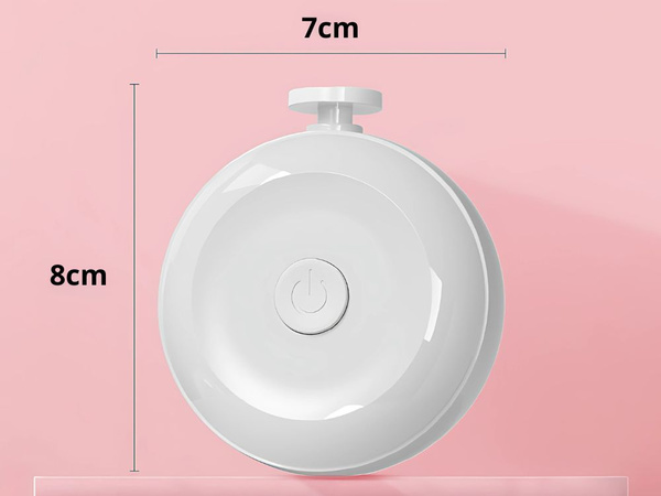 ELEKTRICKÝ PILNÍK NA NEHTY PRO DĚTI DOSPĚLÉ PŘENOSNÝ 3-KLAPKOVÝ