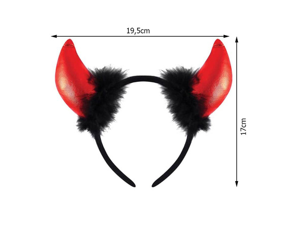 Headband devil horns halloween carnival