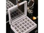 Cutie de bijuterii organizator display suede