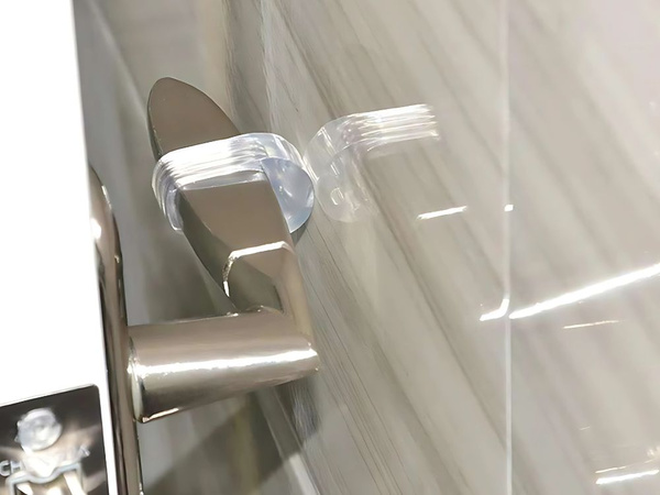 Silicone door handle stop wall protection bumper