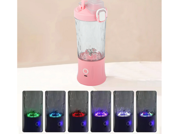 Portable USB wireless smoothie blender, ice crusher, rose
