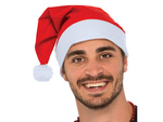 Santa klobúk s bambulou kostým kostým