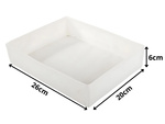 Organizador de ropa interior para cajon armario blanco universal