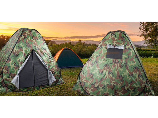 Samoskládací automatický kempinkový stan moro