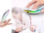 Slim 2,4 ghz bluetooth control optical mouse pre pc laptops