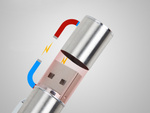 Led zseblámpa uv reflektor toll mágnes usb teszter