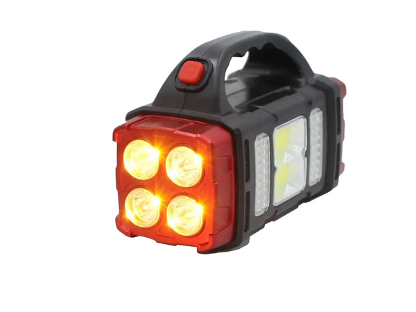 Torche solaire portable rechargeable led cob powerbank projecteur