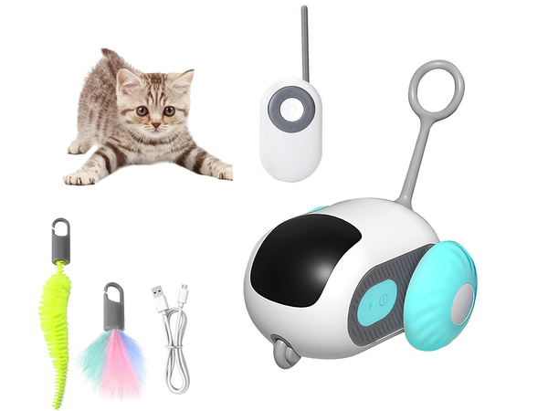 Jouet interactif pour chat télécommande escaping usb-c télécommande