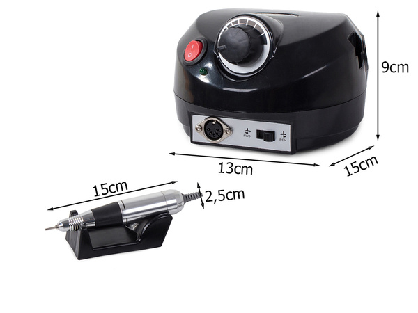 Manikűr pedikűr körmöröző + 65 w-os professzionális fúrófejek otthoni használatra