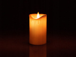 Battery candle led candle moving flame wax