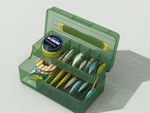 Cable and charger organiser electronics fishing toolbox