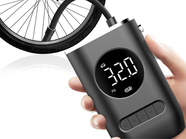 Akupump jalgratta auto elektriline kompressor 10 bar lcd