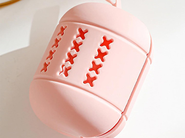 Make-up-schwammhalter aus silikon für hängende kosmetikbehälter