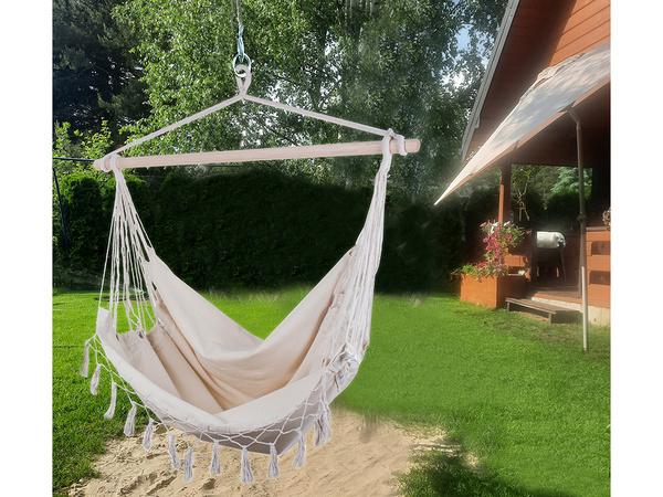 Brazílska hojdacia sieť záhradné závesné kreslo hojdačka boho balkón
