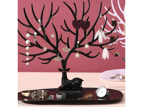Joyero pulseras pendientes organizador ciervo arbol expositor