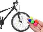Boules de couleur billes decoratives vélo 36pcs