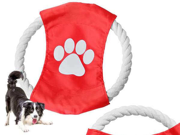 Jucărie câine mesteca tug frânghie frisbee disc