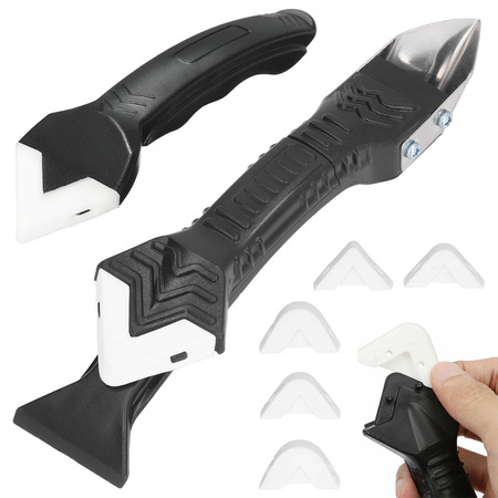 Spatule grattoir pour enlever le silicone et le coulis