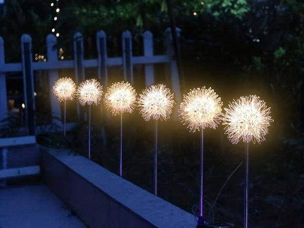 SOLÁRNA LED ZÁHRADNÁ LAMPA FAIRY LIGHT NA ŠPÍZI PRE ZÁHRADU, 2 ks