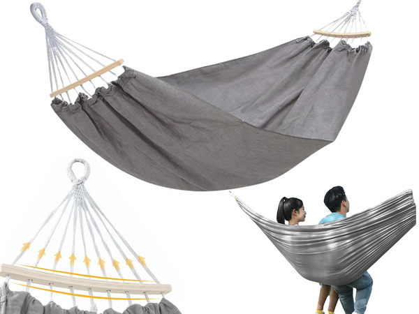 Garden hammock hanging double rocker strong xxl large cover with ropes