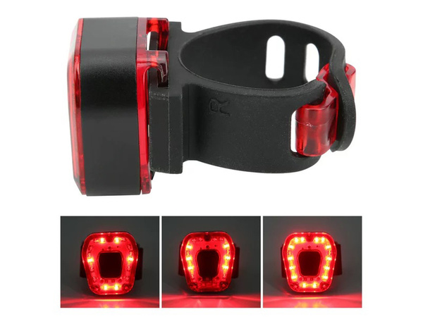 Kerékpár hátsó lámpa 14 led kerékpárhoz piros fény erős hátsó usb akkumulátorhoz