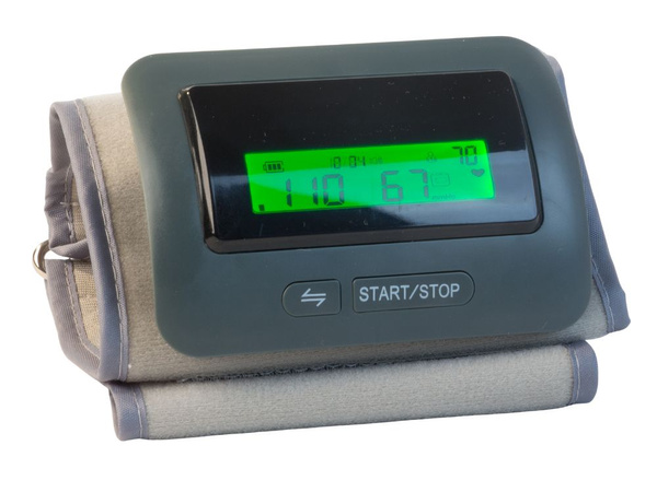 Elektrischer automatischer blutdruckmesser für den oberarm automatische messung von puls und blutdruck