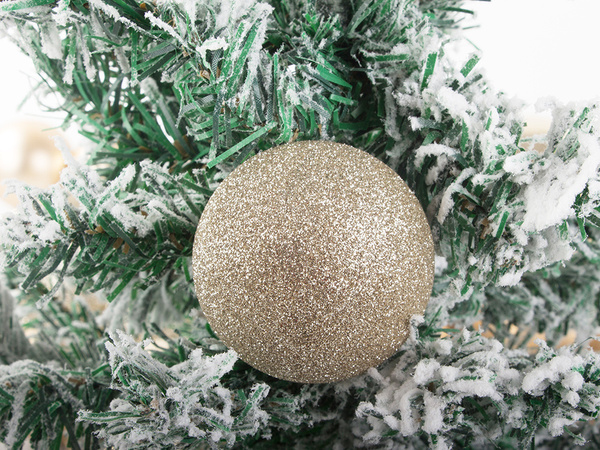 Sapin de noël boules de noël paillettes or étoiles paillettes 8 / 6 / 5