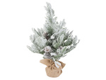 Künstlicher weihnachtsbaum schnee klein 45cm dekorativ schreibtisch tisch dick verschneit