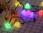 Girlanda ogrodowa lampki 20 led solarna multikolor