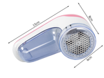 Clothes shaver for sweaters, upholstery, clothing, USB container, 3 blades, rechargeable battery