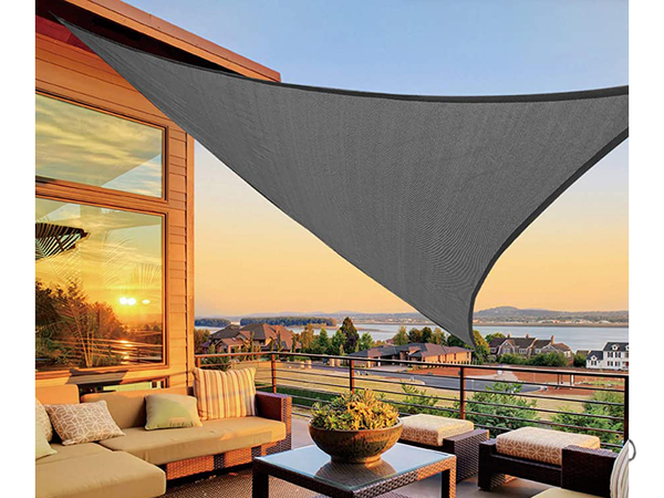 3x3x3m waterproof garden sunshade triangle