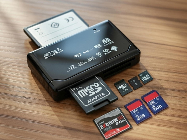 KARTENLESEGERÄT FÜR KAMERA USB MULTI CF SD MICRO SD XD MS MMC