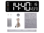 Horloge électronique pendentif digital led date température réveil jours