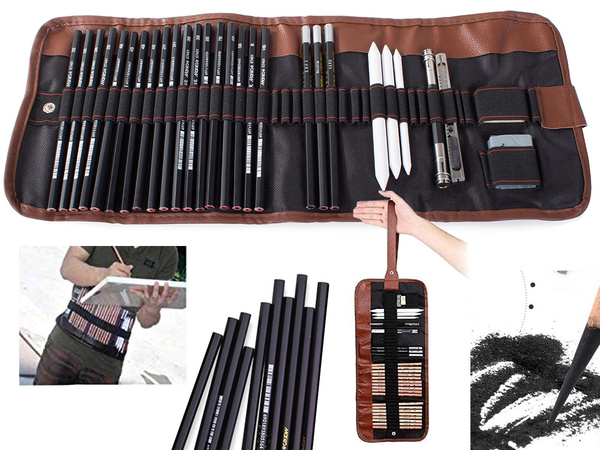 Komplet za skiciranje v profesionalnem kovčku