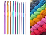 Kit ganchillo estuche ganchillo 0.5-6.5 50el