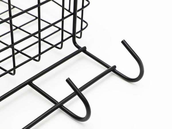 Plaukts virtuves organizators konteiners bēniņu piekaramais 3 x āķi rokturi