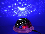 Proyector de estrellas luz nocturna cielo redondo led