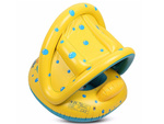 Juguete de natación hinchable con rueda y toldo con asiento