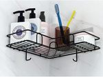 Loft corner bathroom shower shelf hanging 2x hook