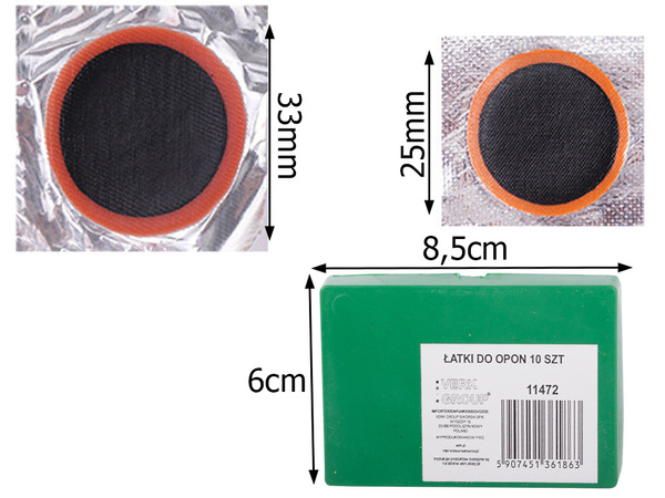 Bike tyre repair kit bike rates multi-use glue for tubes 10pcs