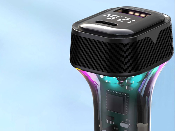 Fast car charger usb-c 30w and usb-a 15w for cigarette lighter socket