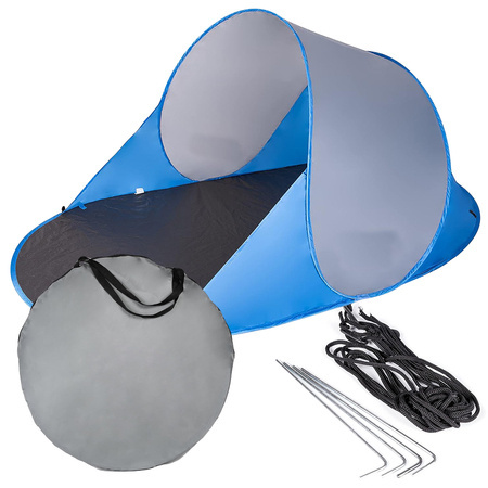 Tienda protectora de playa uv pop-up autoplegable bolsa mosquitera